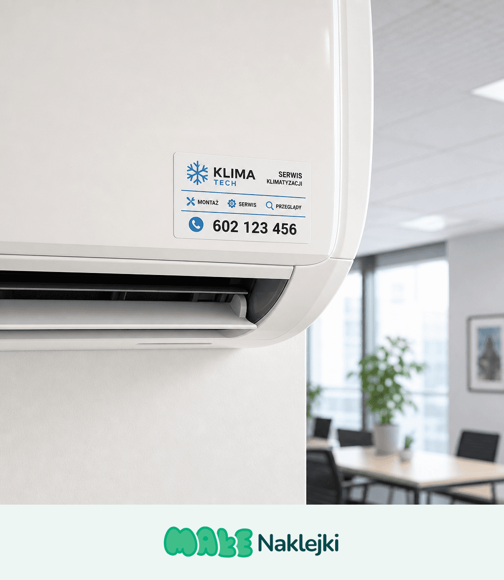 Naklejki serwisowe dla firm - hydraulicy i elektrycy