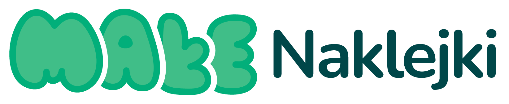 małe Naklejki Logo
